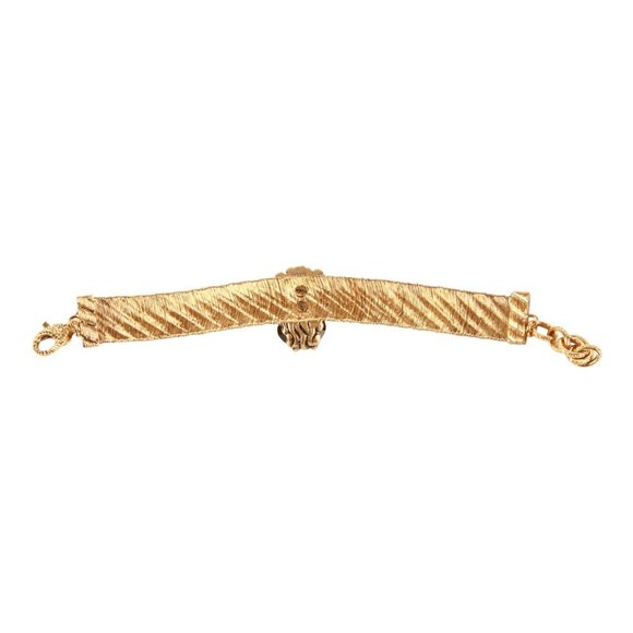 Authentic GUCCI Crystals Snake Bracelet S White Green - Picture 8 of 12